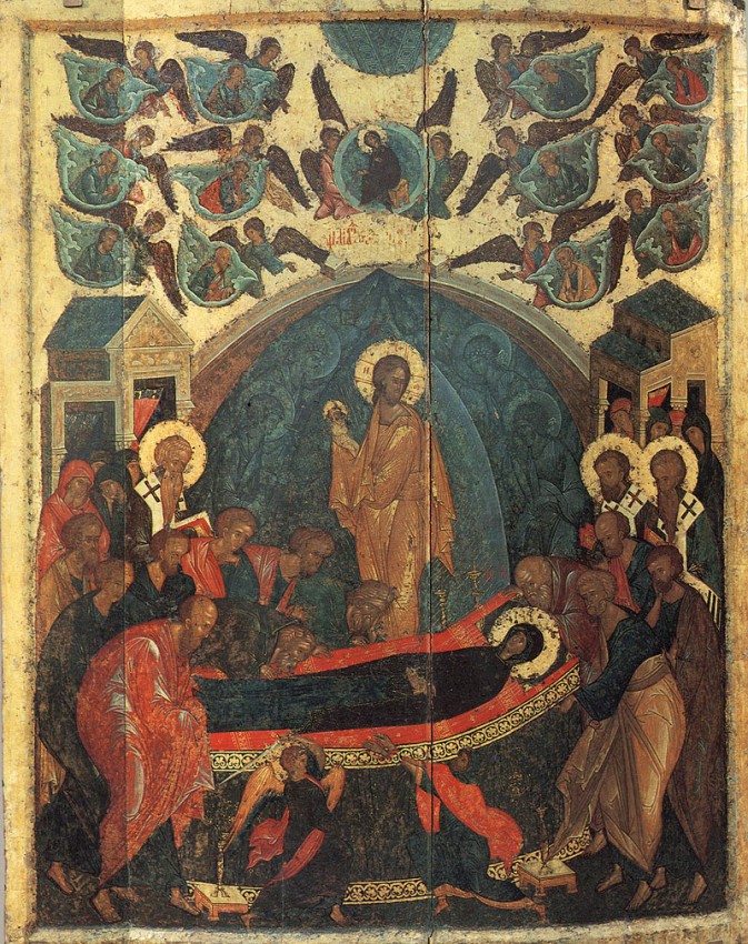 Asuncion-de-la-Santisima-Virgen-Maria_Galeria-Estatal-Tretyakov_ Moscu_Siglo XV